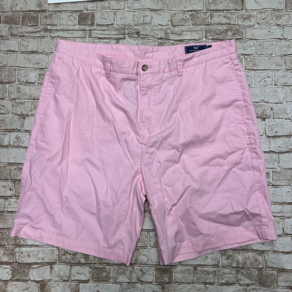Vineyard Vines Classic Fit Club Shorts Size‎ 40 Waist Light Pink 9” Inseam